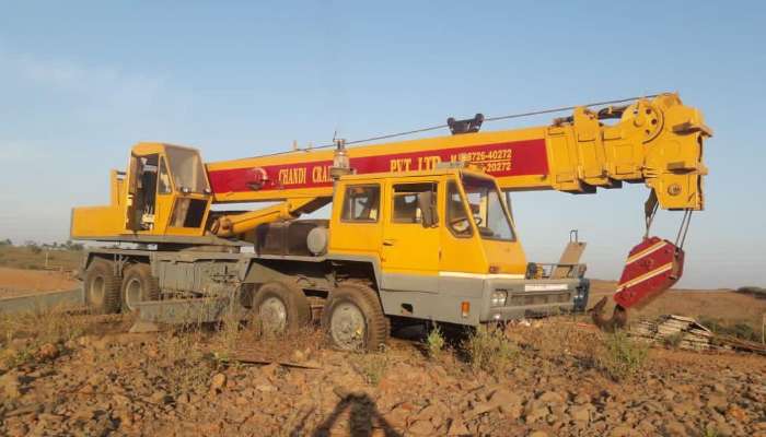 used T750 Price used p and h crane in nagpur maharashtra 50 mt tyre mounted crane, make p&h he 1965 1631788083.webp