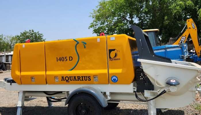 AQURAIUS 1405 D concrete pump for rent