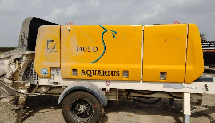 AQURAIUS 1405 D concrete pump for rent
