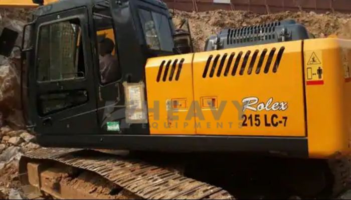 Hyundai Excavator With Rock Breaker On Rent