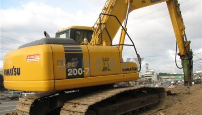 Komatsu PC 200 With Rock Breaker Rental Price