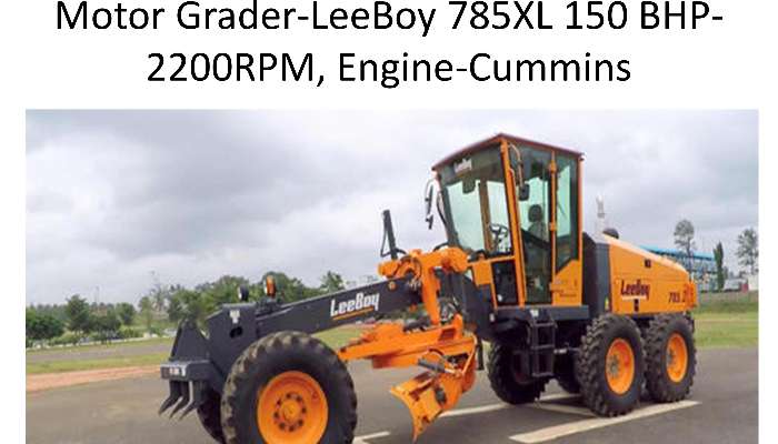 Leeboy Motor Grader for hire and rent