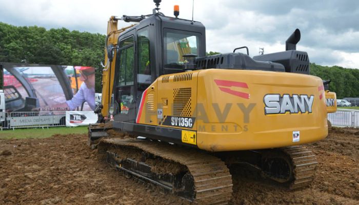 Hire On  Sany SY 135C Mini Excavator 