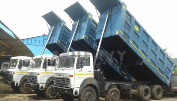 TATA Tippers Truck 10 Wheeler Hire In Rajasthan