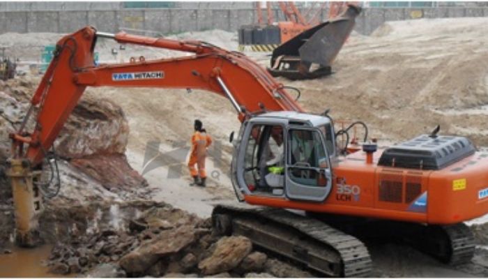 TATA Hitachi EX 350 Rock Breaker 