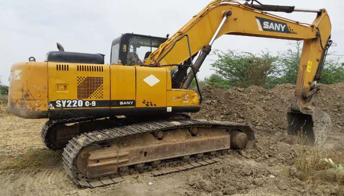 used sany excavator in  1700648212.webp