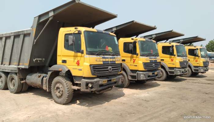 Used Bharat Benz Dumper tipper