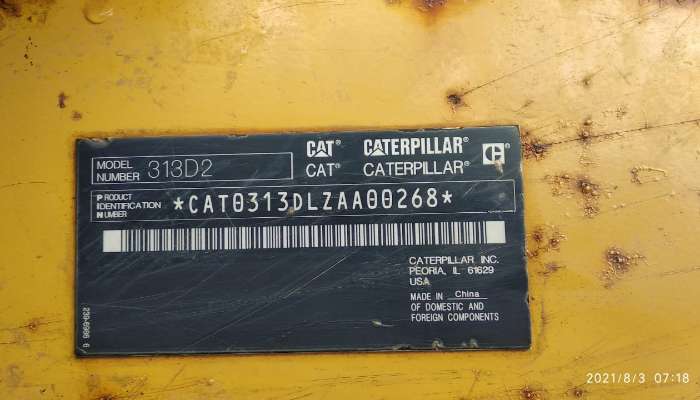 Used CAT Excavator Model 313D2 for Sale Used CAT Excavator Model 313D2 for Sale