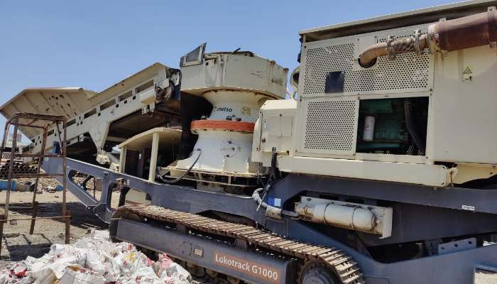 METSO 200 TPH TRACK MOUNTED JAW CONE SCREEN 