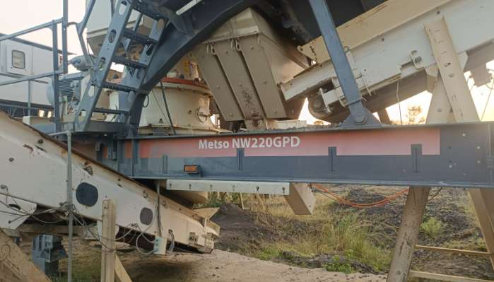 Metso Crusher Plant 250 TPH for Sale 