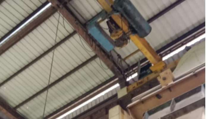 Used EOT hoist cranes at our factory 