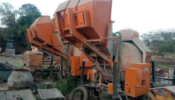 used concrete mixer machine