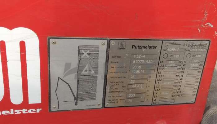 Putzmeister Boom Placer For Sale