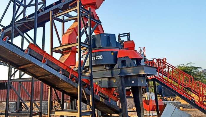 Sandvik 300 TPH 3 Stage crusher with 750 KVA DG