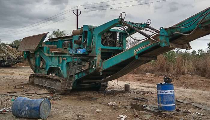 Used Mesto Terex mobile crusher 